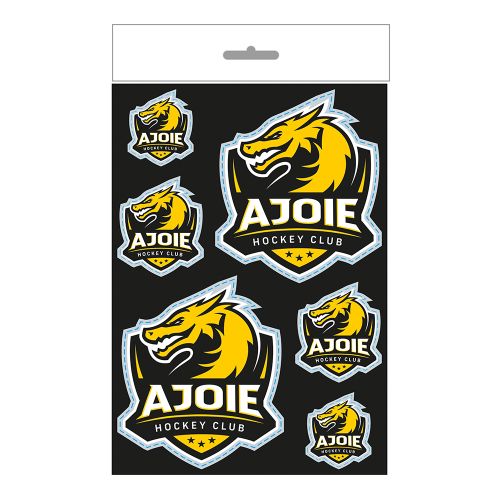 HC Ajoie Aufkleber Set Logos